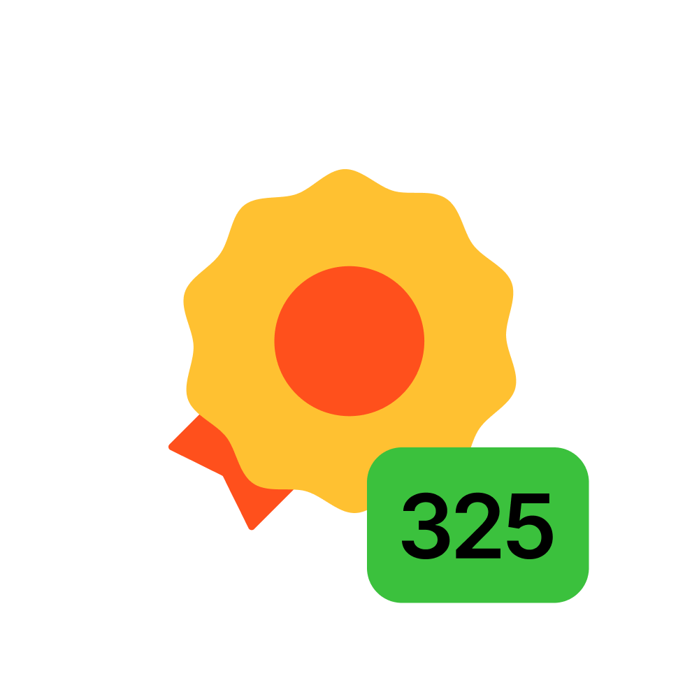 325 Credits