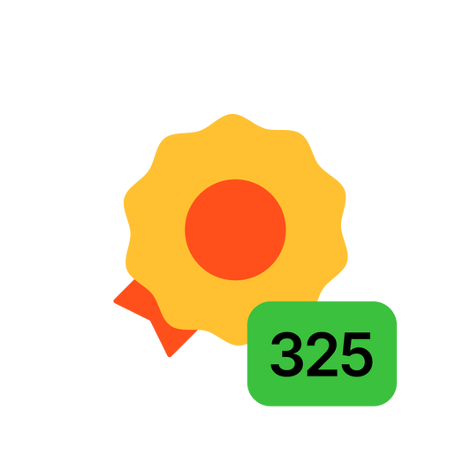 325 Credits